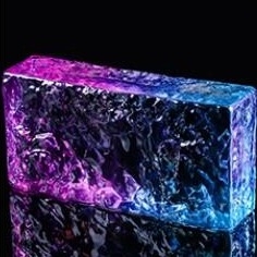 Große Dekorations-Wand für Verkaufs-Crystal Clear Stained Translucent Glass-Block